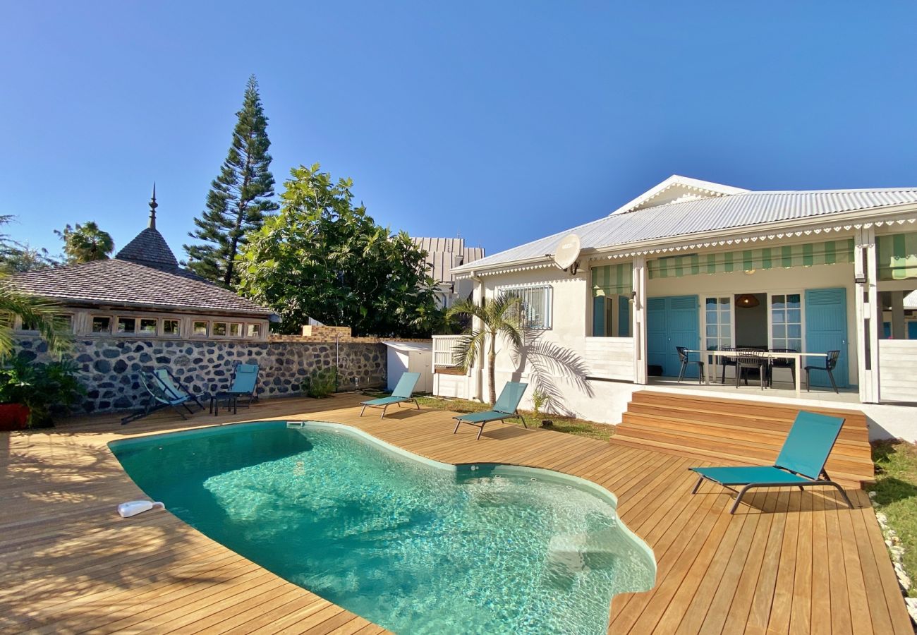 Maison de vacances piscine à st gilles